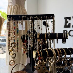 Gold and Multicolor Jewelry Set